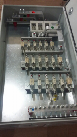 Шкаф распределения (1000А) на Крымский мосту