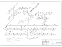 Отопление (Аксонометрическая схема Т1, Т2)