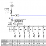 Однолинейная схема ГРЩ гипермаркета Лента