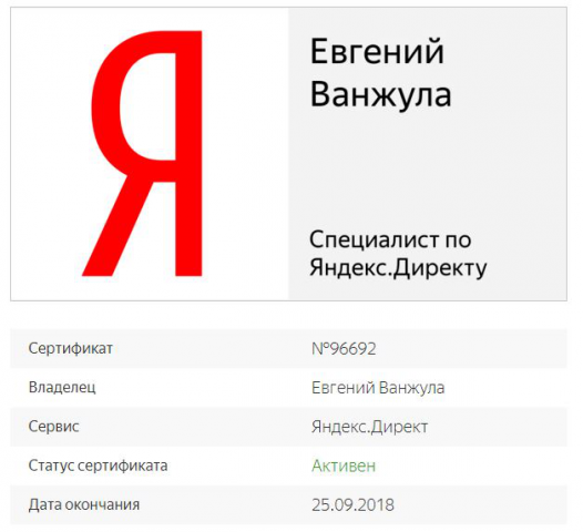 Контекстная реклама Яндекс