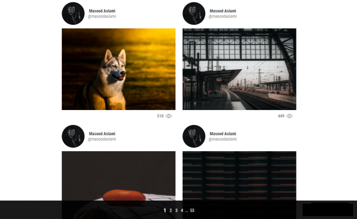 Сайт с портфолио фотографа