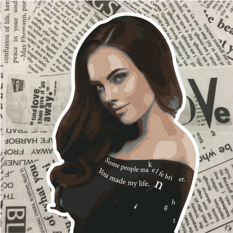 The cover girl