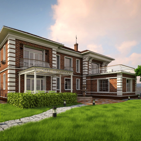 Небольшой особняк в городе