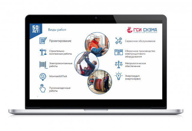 Презентация для компании "ГСИ СНЭМА"