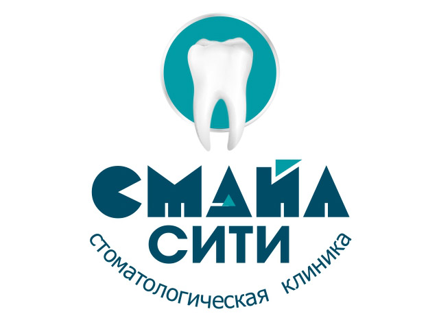 Логотип стоматологической клиники «Смайл Сити»