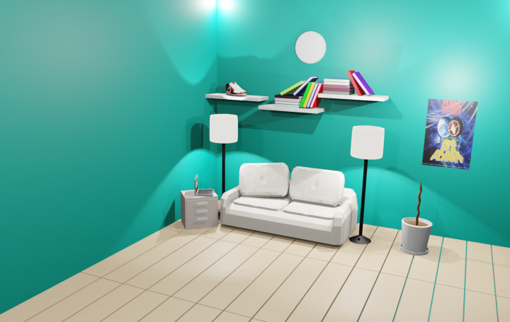 3D low-poly modeling