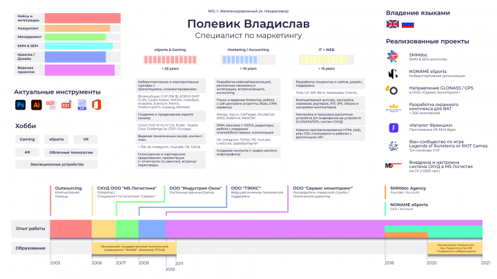 Инфографика-резюме