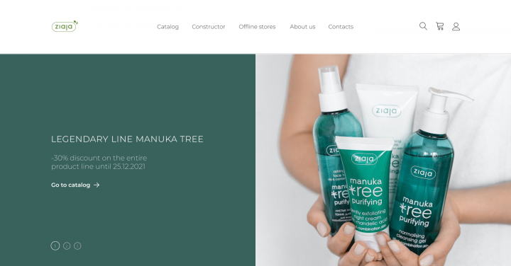 e-commerce | ziaja redesign