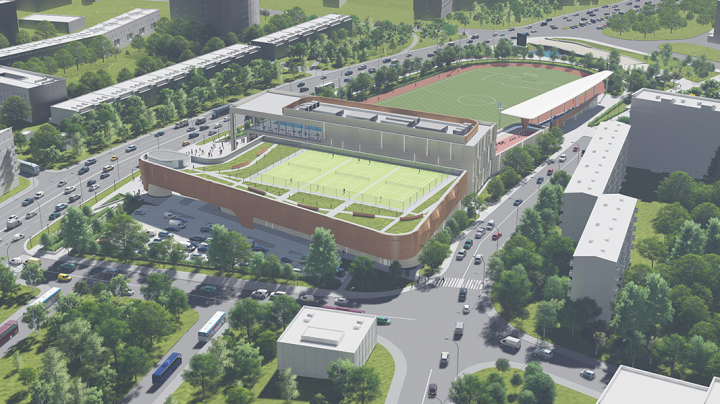 Стадион. Визуализация.