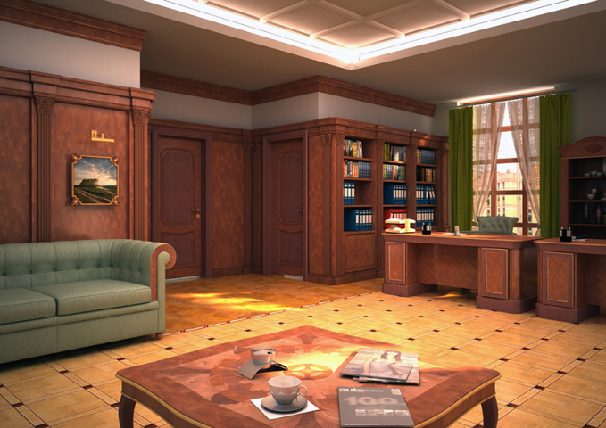 Визуализация интерьера офиса