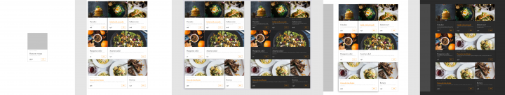 Разработка каталога для ресторана (пример работ)