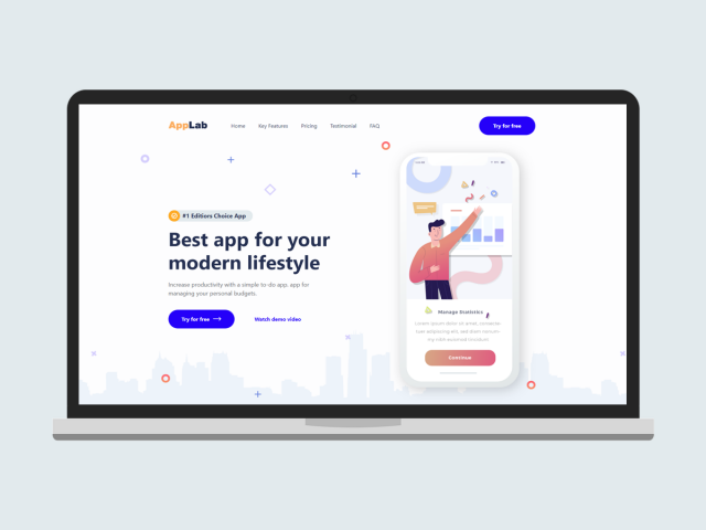 Разработка сайта "App Lab"
