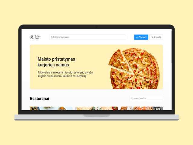 Разработка сайта "Delivery Food"