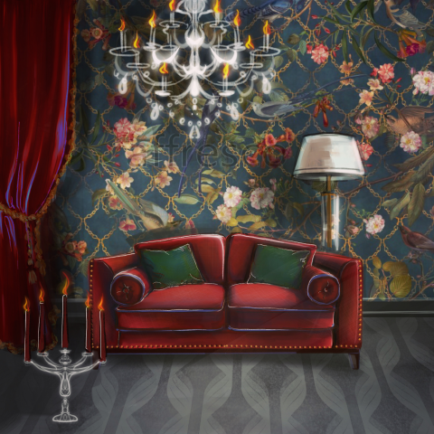 Интерьерный скетч