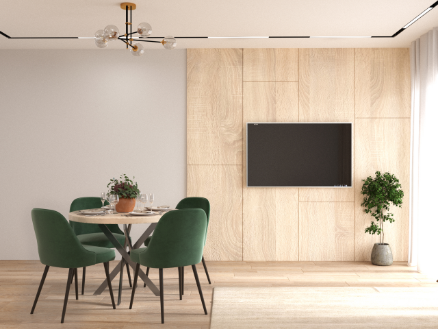 Кухня-гостиная ЖК Лето