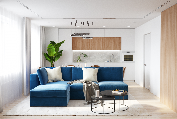 Кухня-гостиная ЖК Discovery