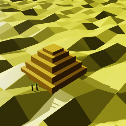 Пирамида Хеопса(3D ART)