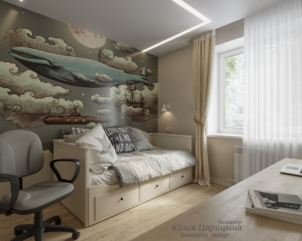 Child Bedrooms Sketchup | 3DMax | Corona | Photoshop