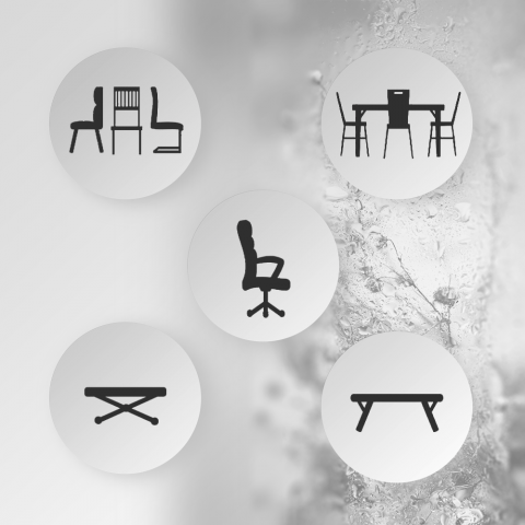 Иконки-категорий для онлайн-магазина мебели