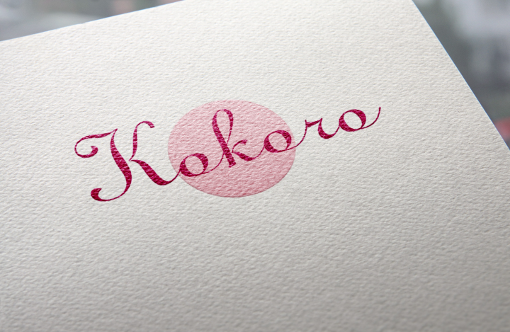Логотип японской косметики "Kokoro"