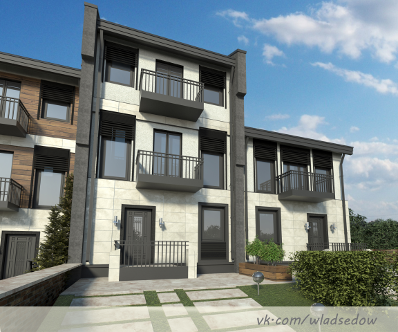 3d Визуализация ЖК г. Адлер для студии Арсения Иванова