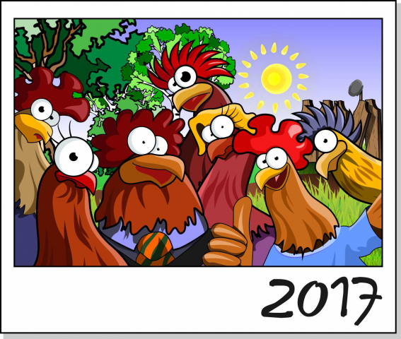 Обложка календаря 2017