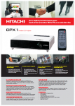 Листовка для компании HITACHI