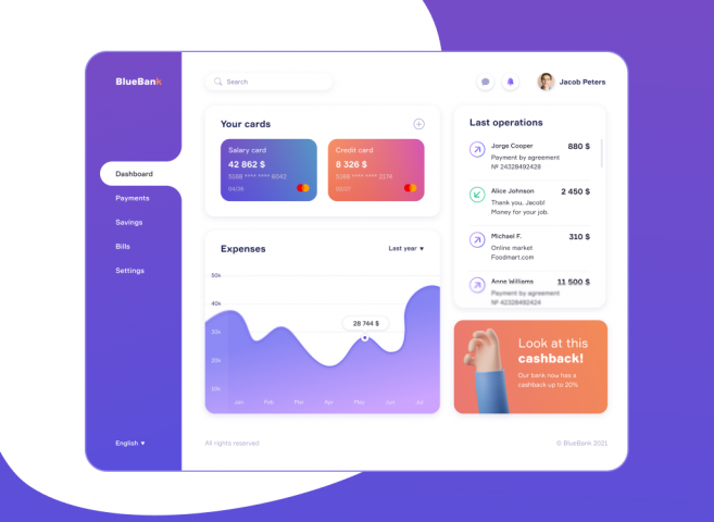 Blue Bank десктопное приложение