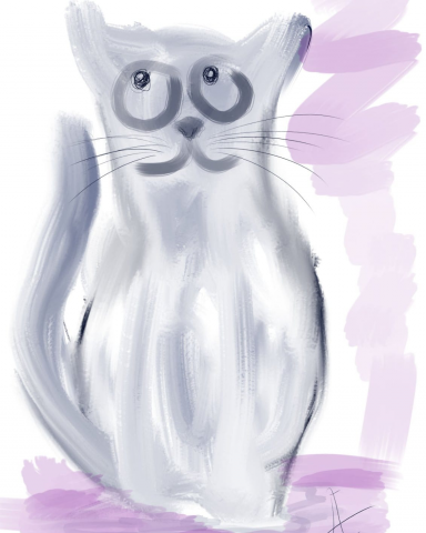 Коты диджитал иллюстрация