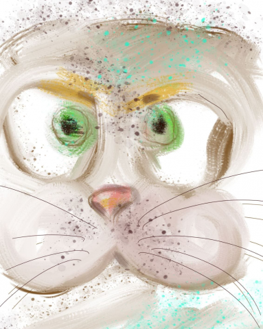 Коты диджитал иллюстрации