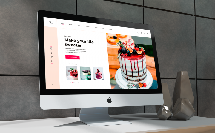 Landing page для Bakery Sweetness
