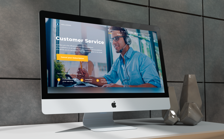 Редизайн Landing page Hellodoc