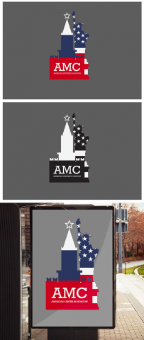 лого для Американского центра в Москве