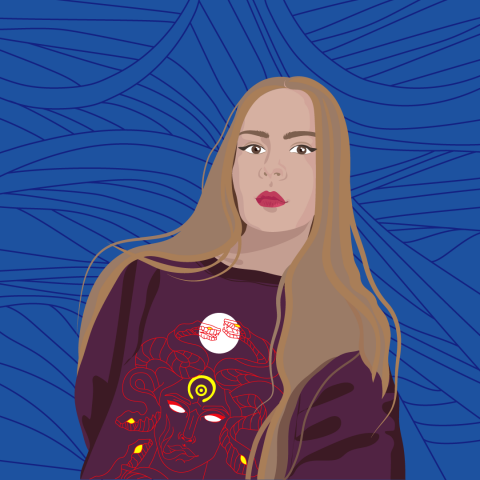 Векторный портрет по фото