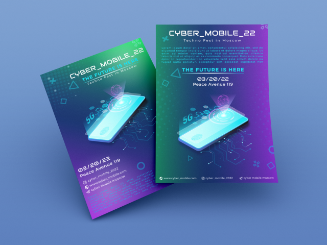 Флаер для Техно Феста