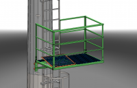 Площадка отдыха мачты освещения