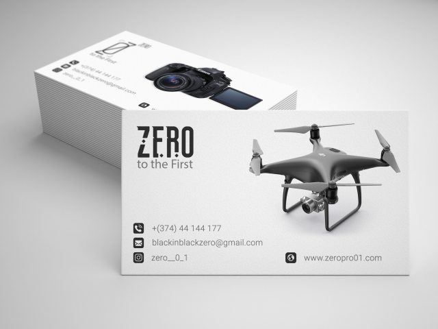 business card for zero
