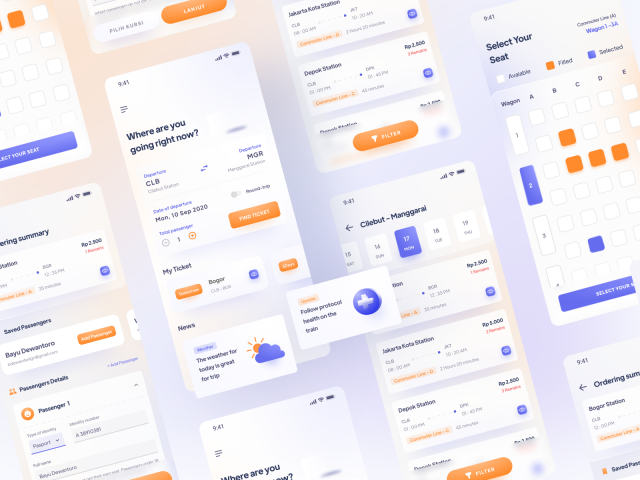 UI/UX | Train ticket mobile app