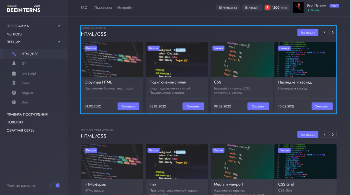 beeline стажировка
