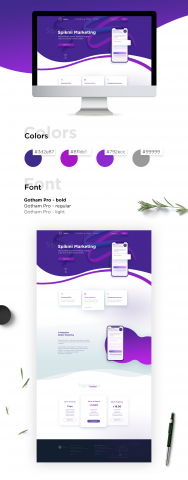 Landing page "Виджет Spikmi"