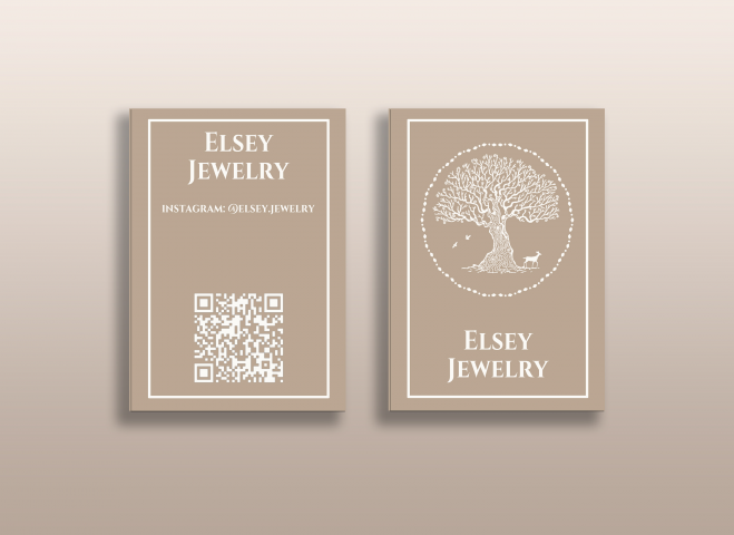 Визитки для ювелирного магазина 02