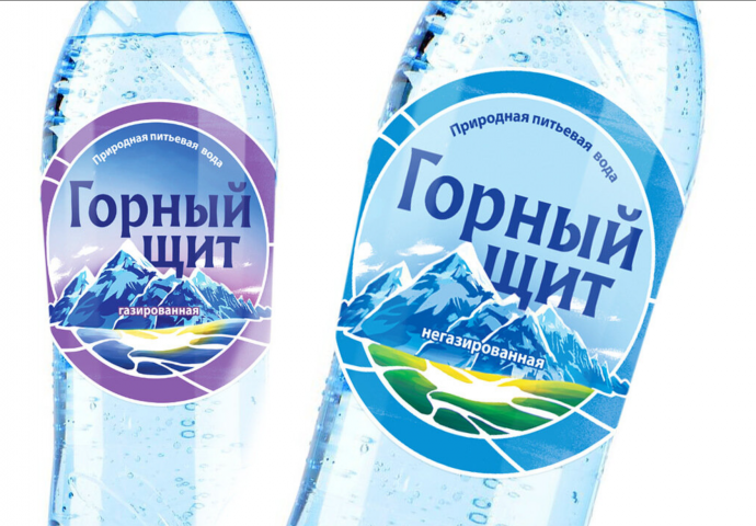Этикетка воды
