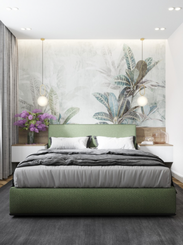 Дизайн спальни, 14 кв.м