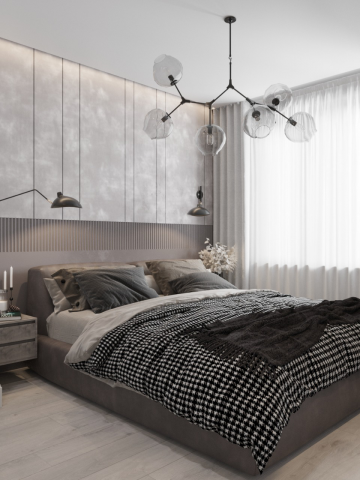 Дизайн спальни, 16 кв.м