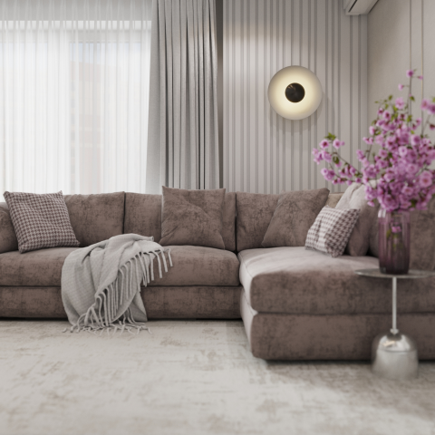 Дизайн гостиной, 18 кв.м