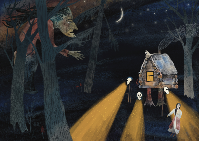 Иллюстрация к сказке Василиса Прекрасная