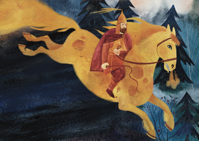 Иллюстрация к сказке Василиса Прекрасная