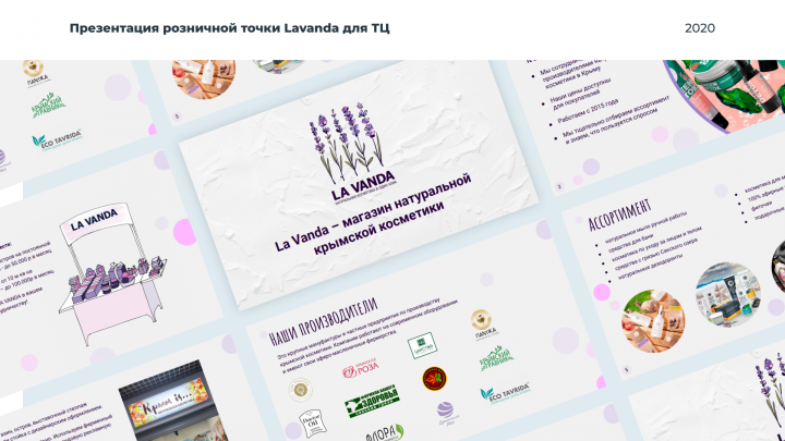 Презентация розничной точки Lavanda для ТЦ