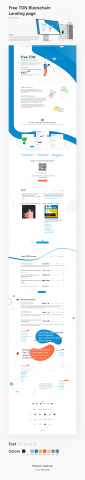 Free TON Blockchain Landing page