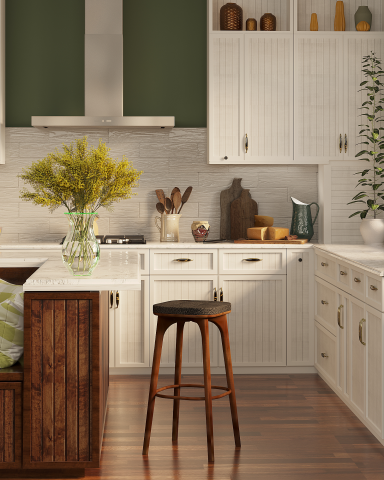 Светлая кухня